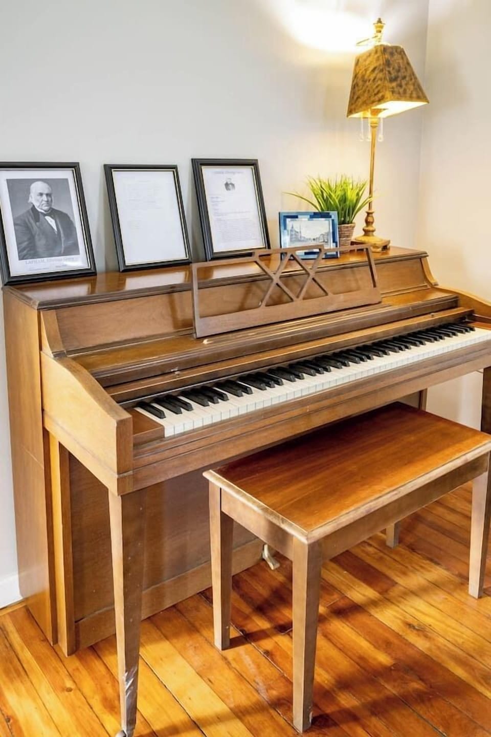 The piano provides a melodic touch to the mood to this nostalgic piece.