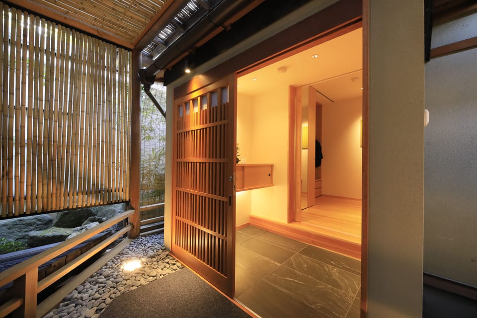 Deluxe Japanese Style Double Room with Open-Air Bath, Non Smoking | In-room safe, blackout drapes, free WiFi, bed sheets