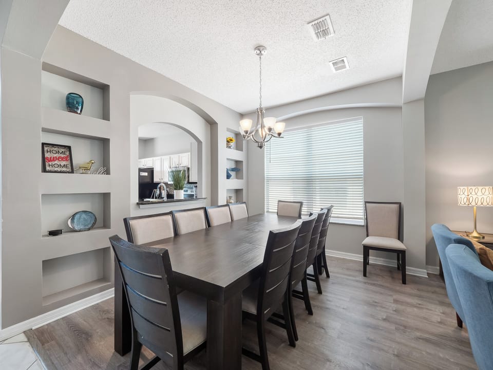 Gorgeous Downstairs Living Area with Dining Area Seating 10