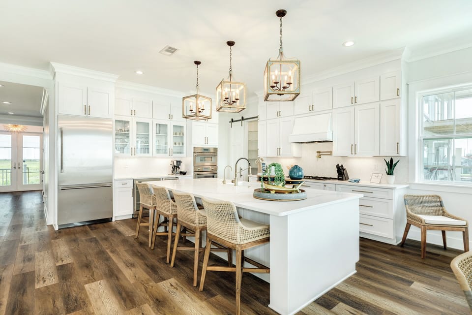 The family cook will love preparing meals in the chef's kitchen