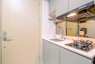 Apartment | Private kitchen | Full-size fridge, stovetop