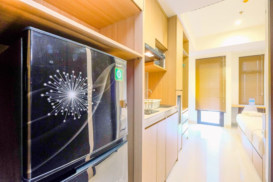 Studio | Private kitchen | Full-size fridge, microwave, stovetop, rice cooker