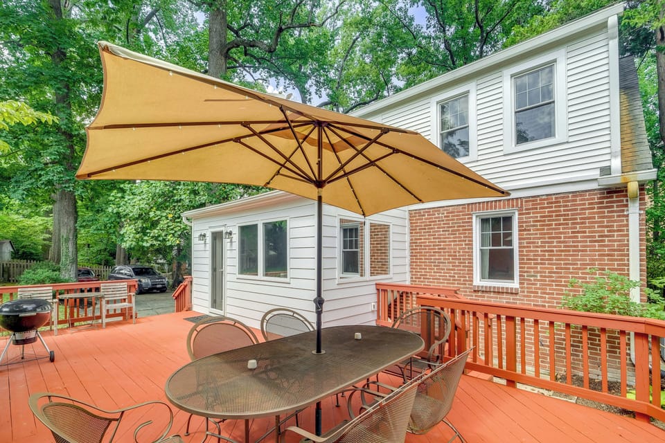 Outdoor Space | 2,008 Sq Ft | BBQ Grill | Convenient Location