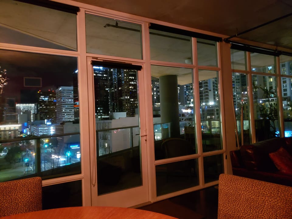 Night view in unit