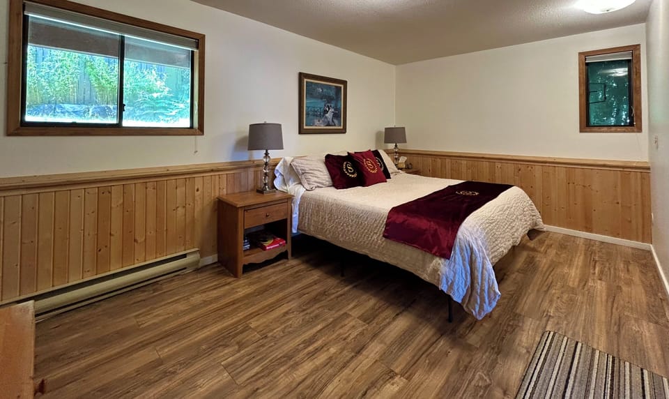 Another view of the spacious king bedroom, designed for a restful stay.