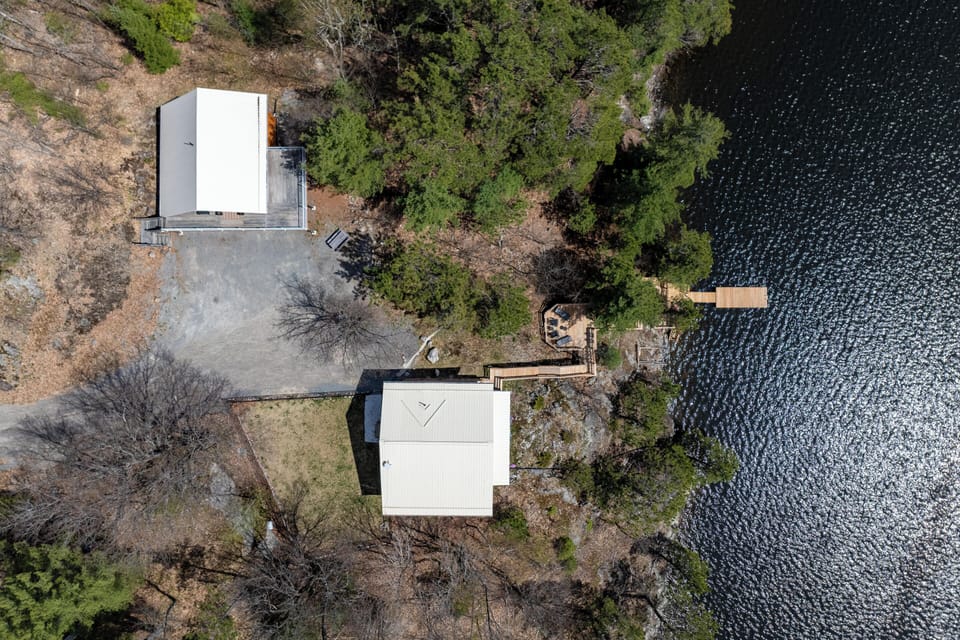 Birds eye view of Denvic House and Denvic Loft