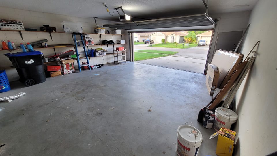 Open garage 