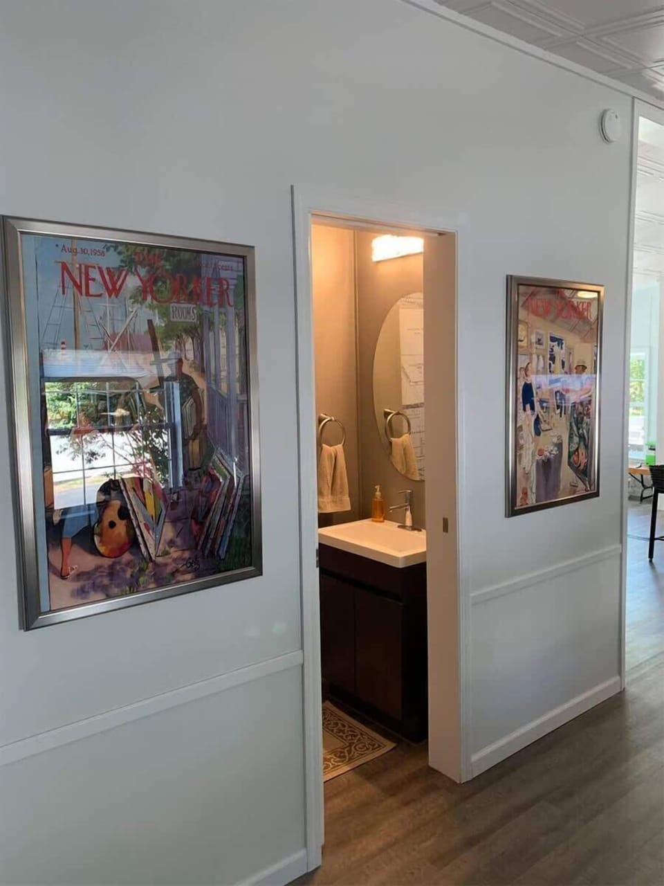 Wash Up for Family Dinners in the Powder Room