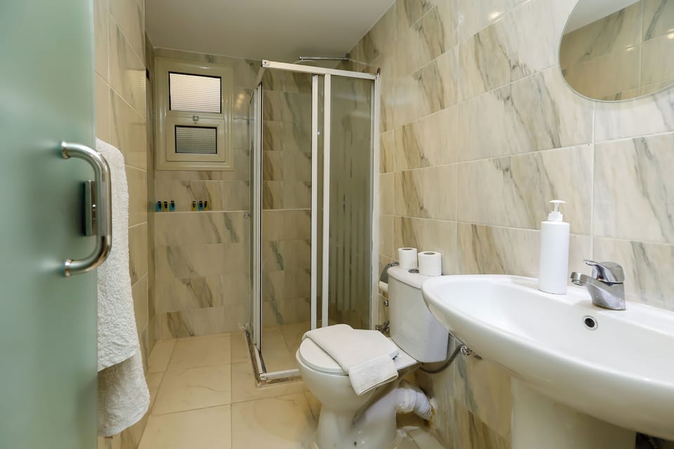 Standard Double or Twin Room | Bathroom | Shower, free toiletries, hair dryer, slippers