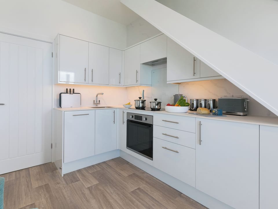 Fridge, microwave, dishwasher, electric kettle
