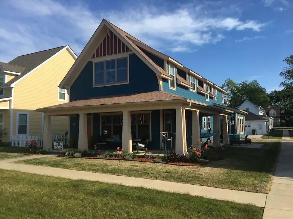 Front View of Main House- the private Apartment entrance is in back.