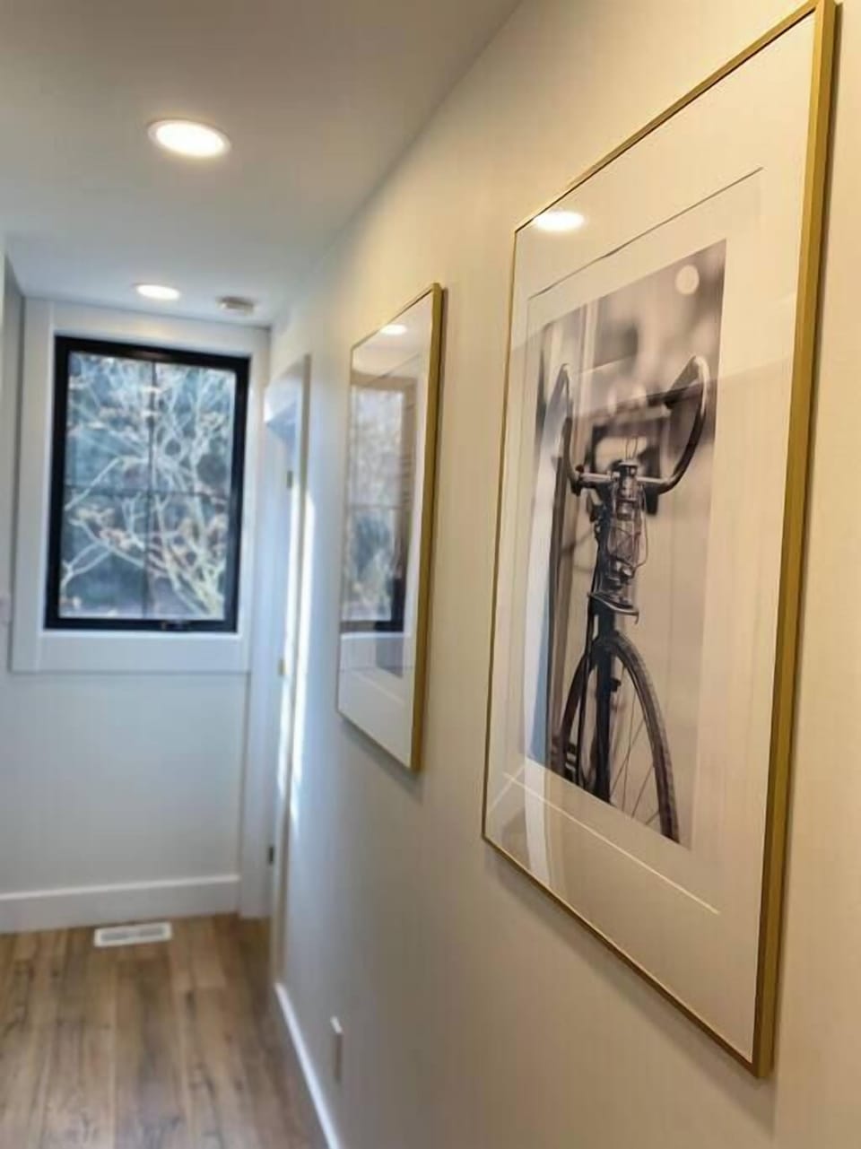 Natural light floods the house through the many operational windows.