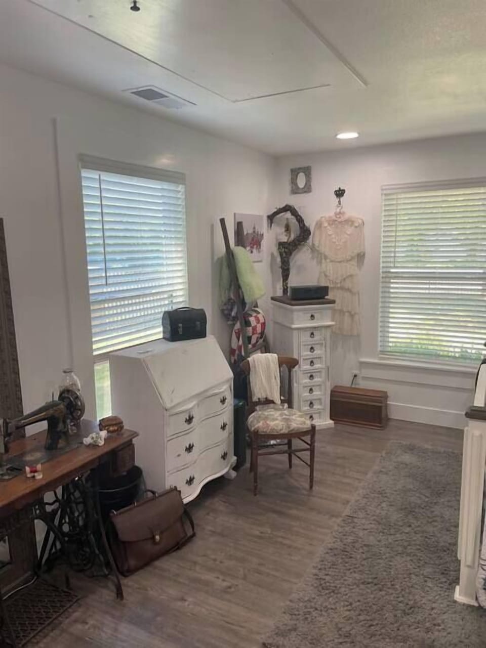 Master Bedroom Office Desk, Chair & storage
