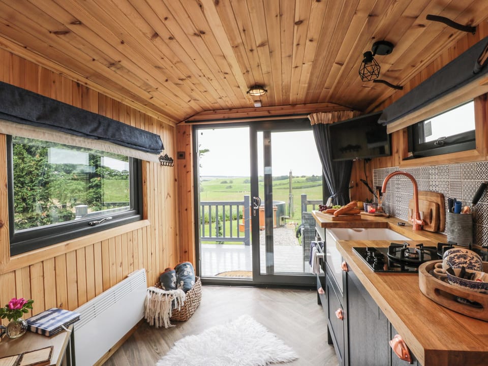 Fridge, dishwasher, electric kettle, toaster