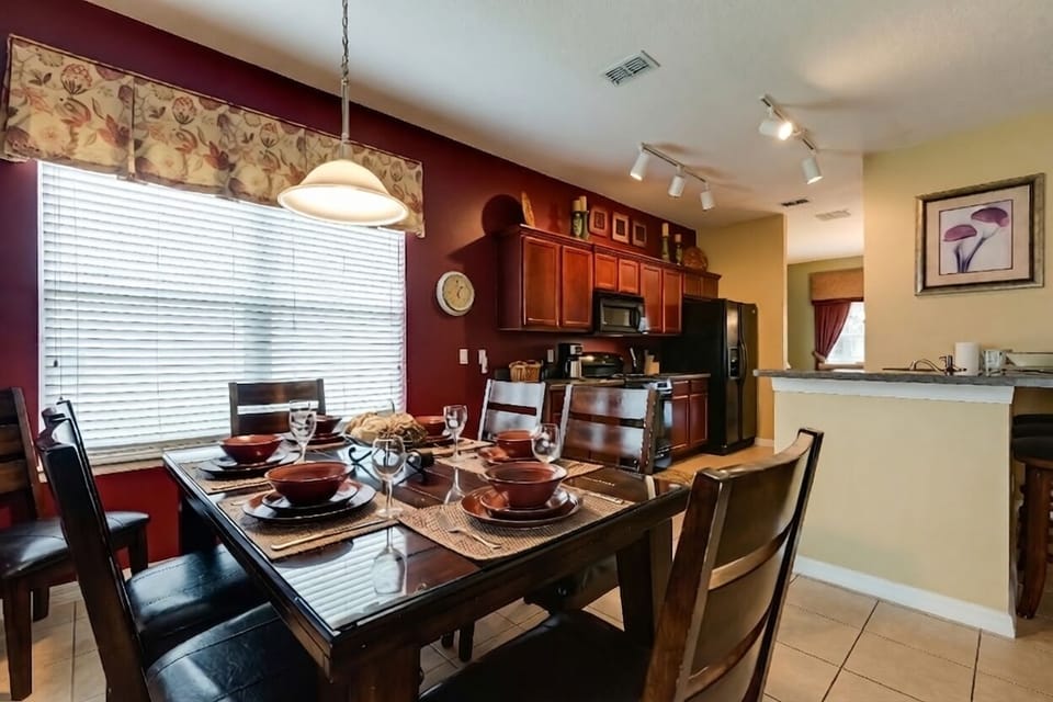 Open Kitchen and Seating Area