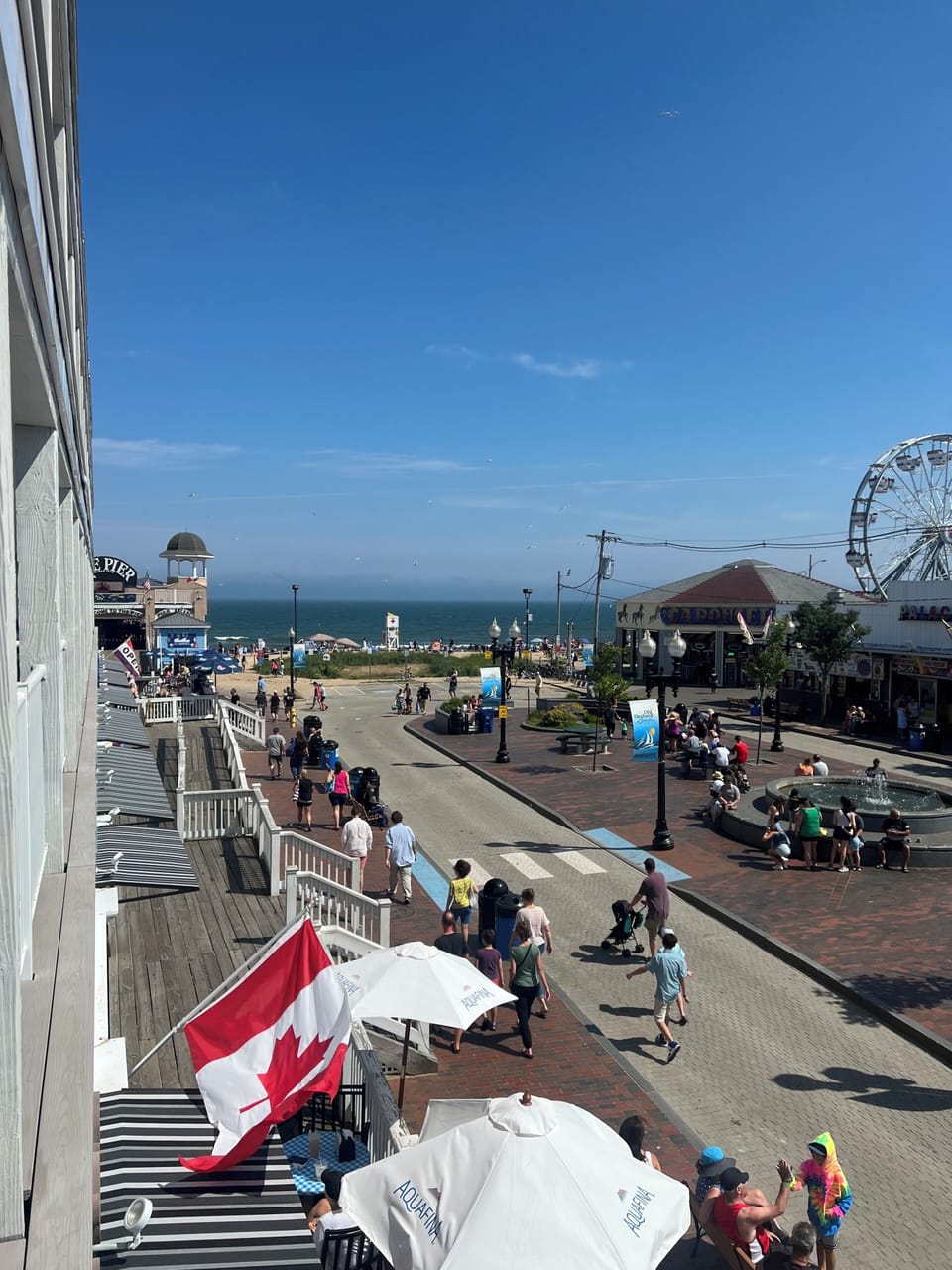 View from the balcony