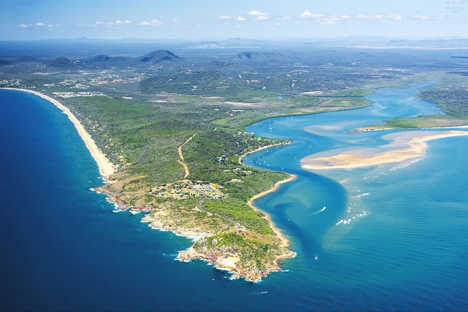 The Town of 1770, stunning from land, air or sea.