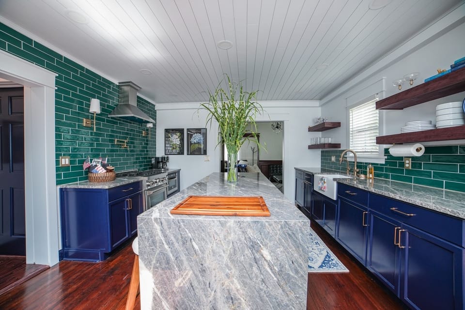 Newly remodeled kitchen