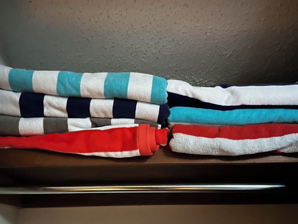 Towel available for beach
