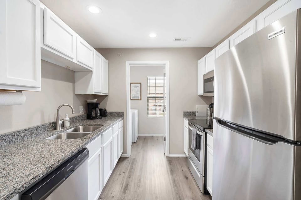 Condo, Multiple Beds, Patio, Garden View (The Moab and Country Farmhouse Duo) | Private kitchen | Coffee/tea maker