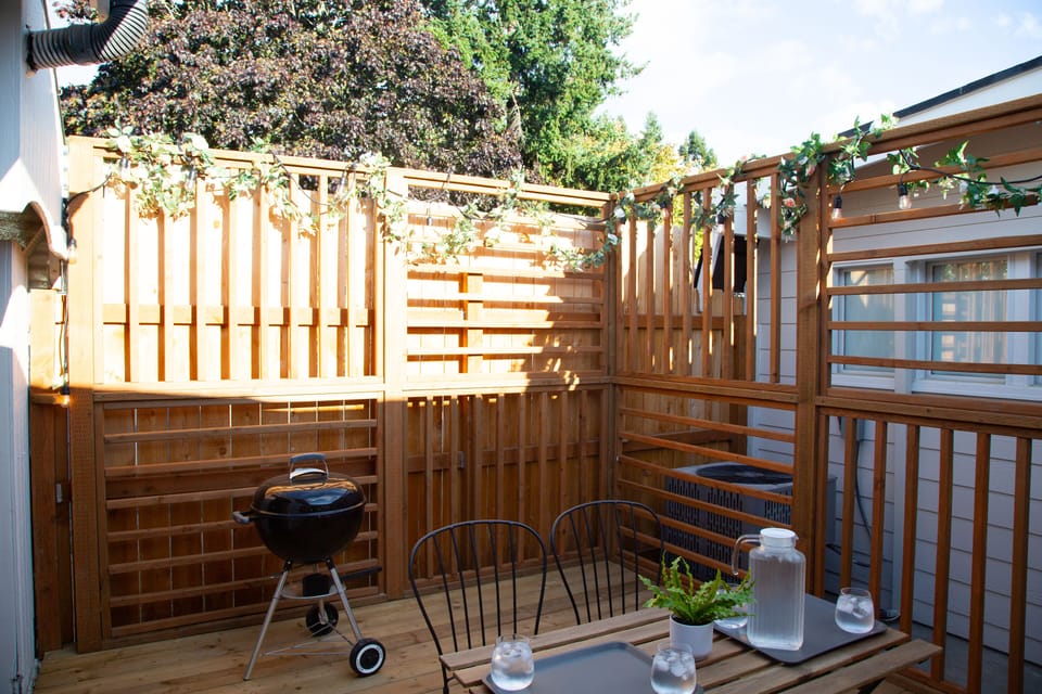 Mini courtyard inside house