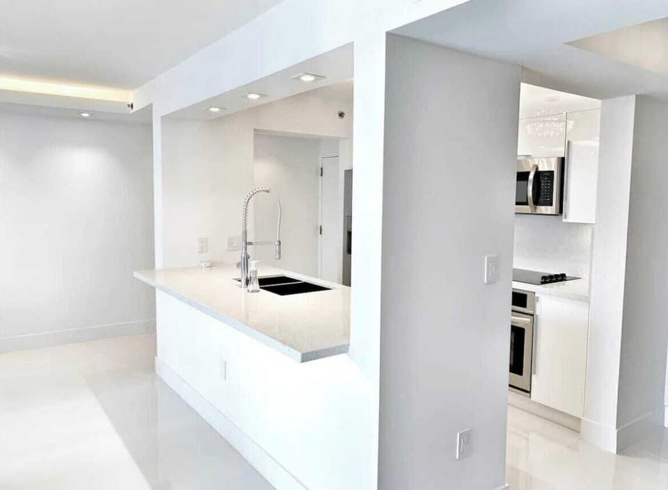 Fully equipped kitchen with complete set of cookware