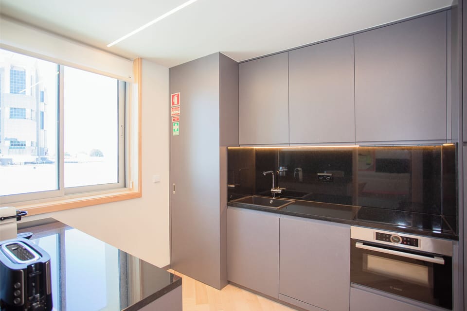 Apartment | Private kitchen | Fridge, microwave, oven, dishwasher