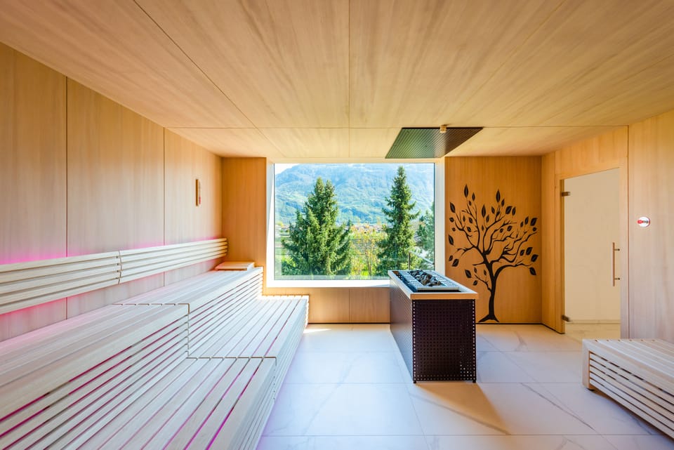 Sauna, hot tub, steam room, Turkish bath, body treatments