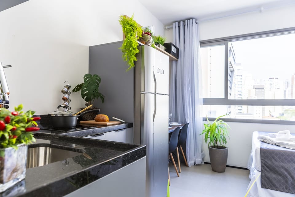 Traditional Apartment | Private kitchen | Fridge, microwave