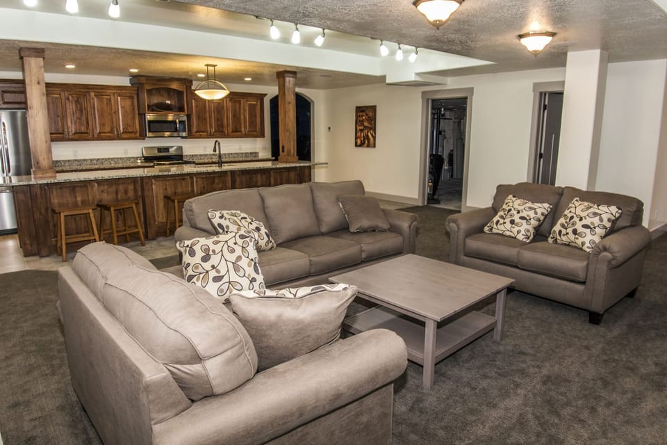 Common Area Living Room with Kitchen