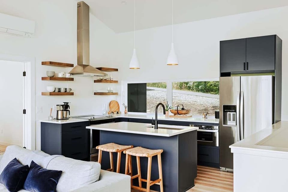 Sleek, modern, and fully equipped. This kitchen is made for morning brews, late-night snacks, and everything in between.