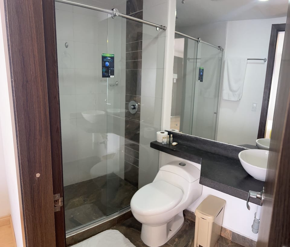 Suite, Hot Tub | Bathroom | Towels, soap, shampoo, toilet paper