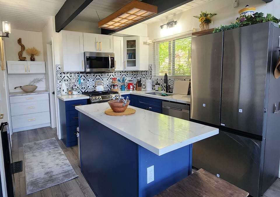 Fully stocked kitchen