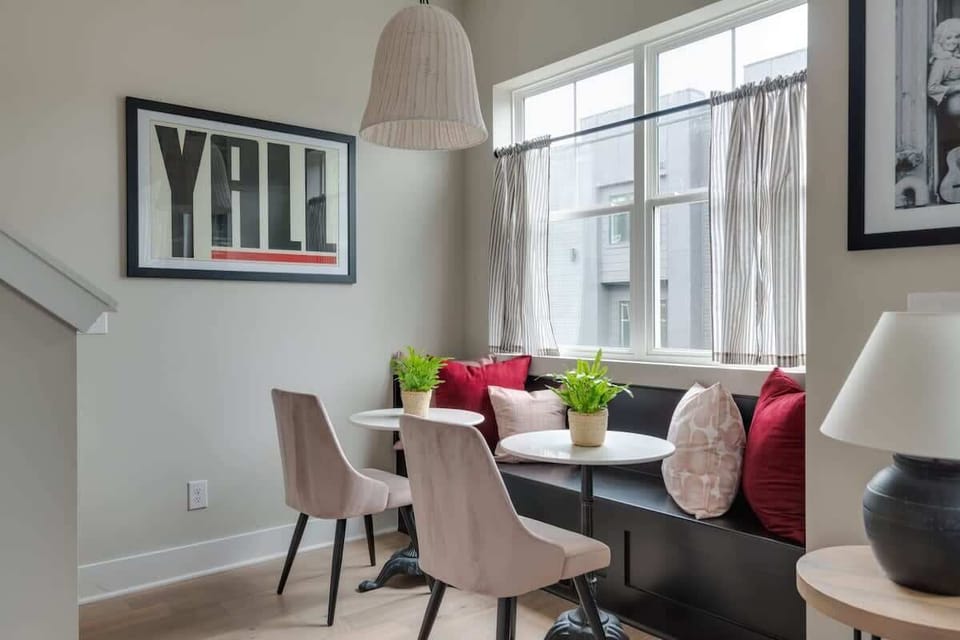 Bright and Clean Dining Area