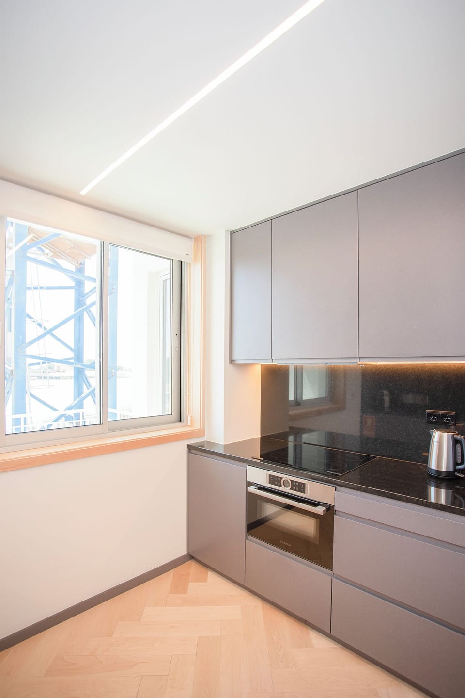Apartment | Private kitchen | Fridge, microwave, oven, stovetop