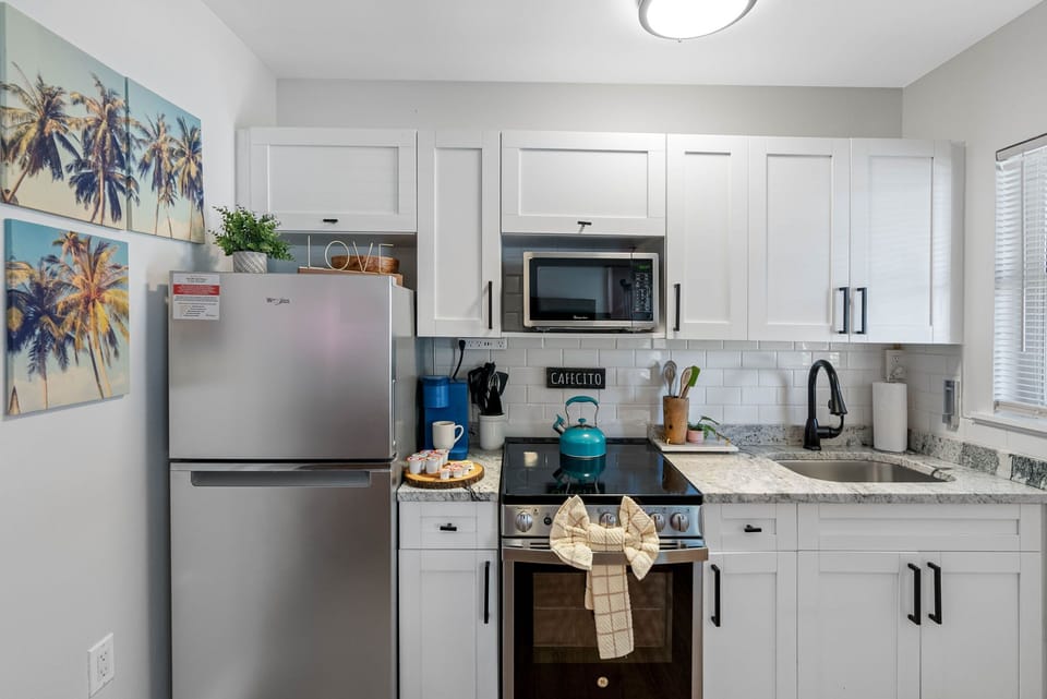 This culinary haven caters to your every need with a functional space that exceeds expectations.