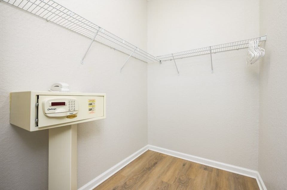 Primary Closet with Safe