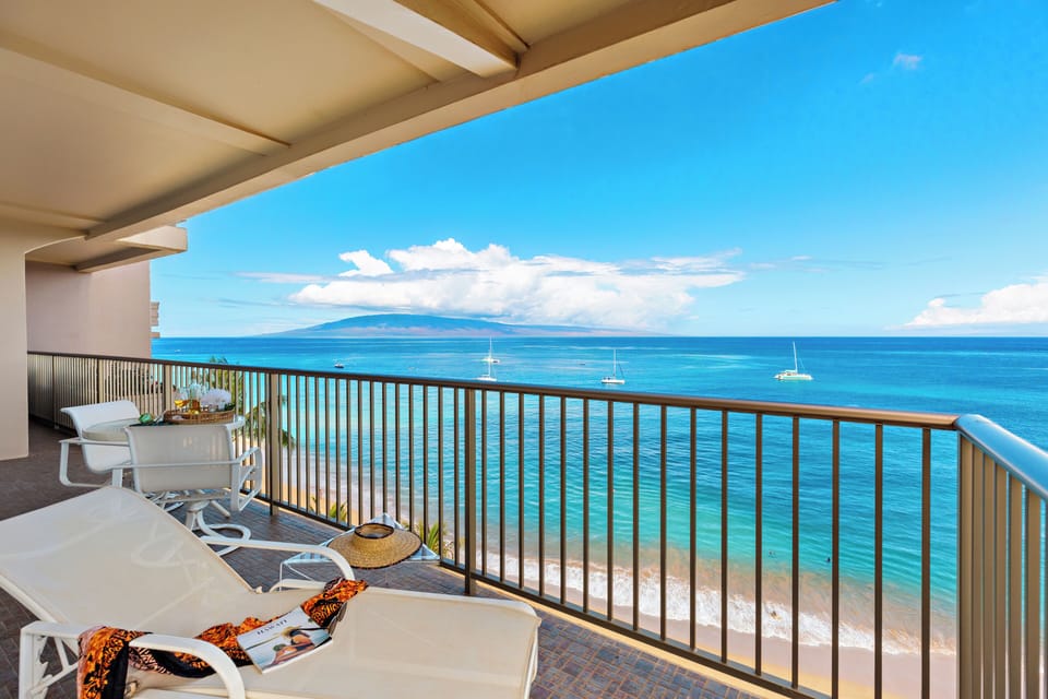 Panoramic perspectives from every corner of this wraparound balcony, capturing the beauty of the Pacific from sunrise to sunset.
