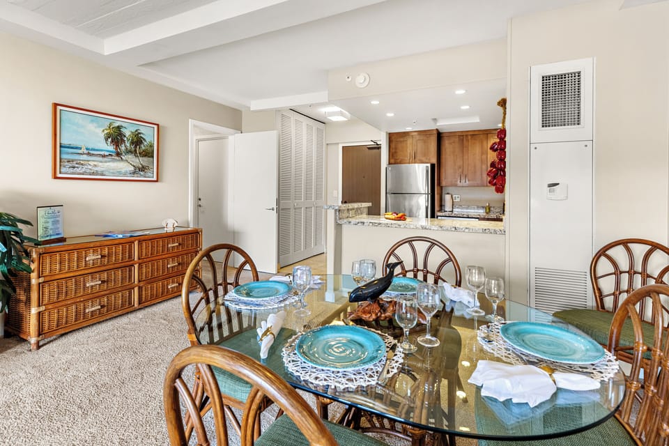Gather, dine, and savor the moment. A welcoming dining area perfect for shared meals, morning coffee, and memories made in paradise