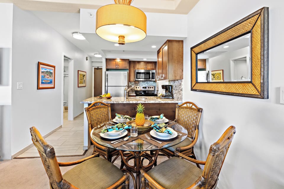 Gather, dine, and savor the moment. A welcoming dining area perfect for shared meals, morning coffee, and memories made in paradise