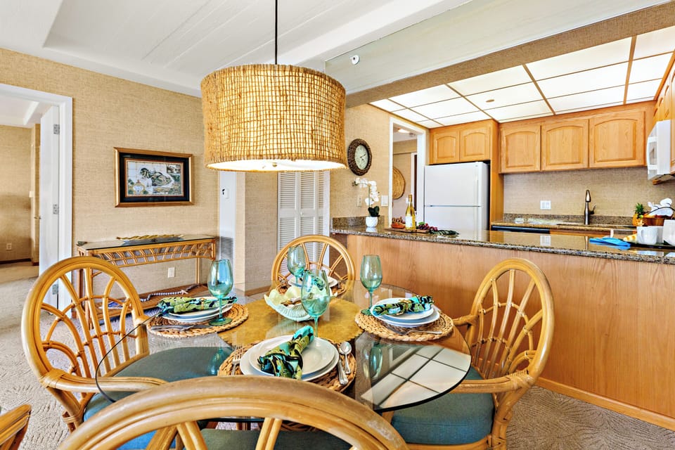 Gather, dine, and savor the moment. A welcoming dining area perfect for shared meals, morning coffee, and memories made in paradise