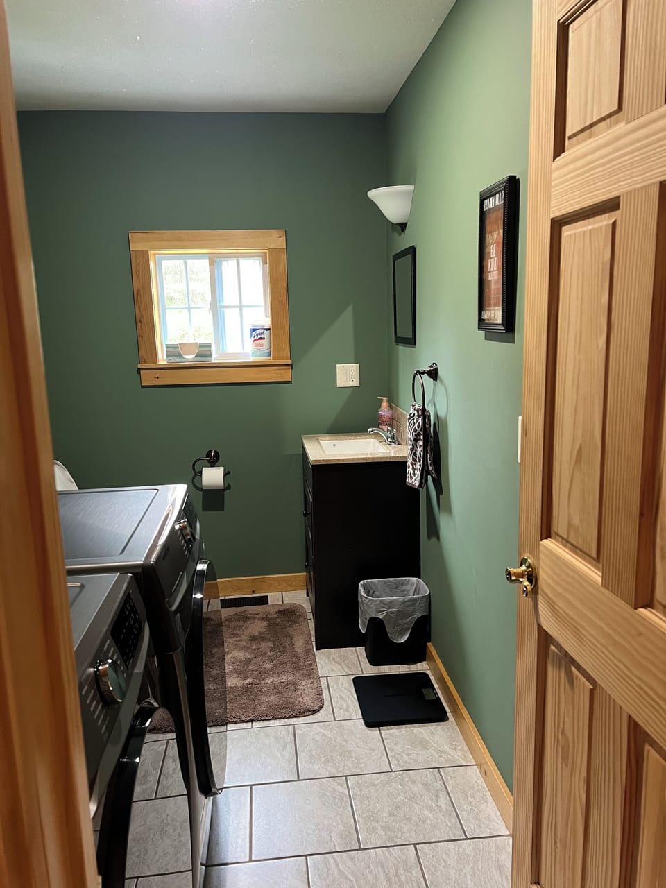 Half bath/ laundry