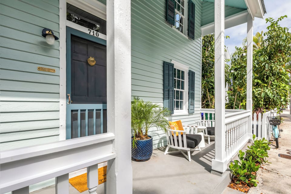 Inviting Front Porch on quite street