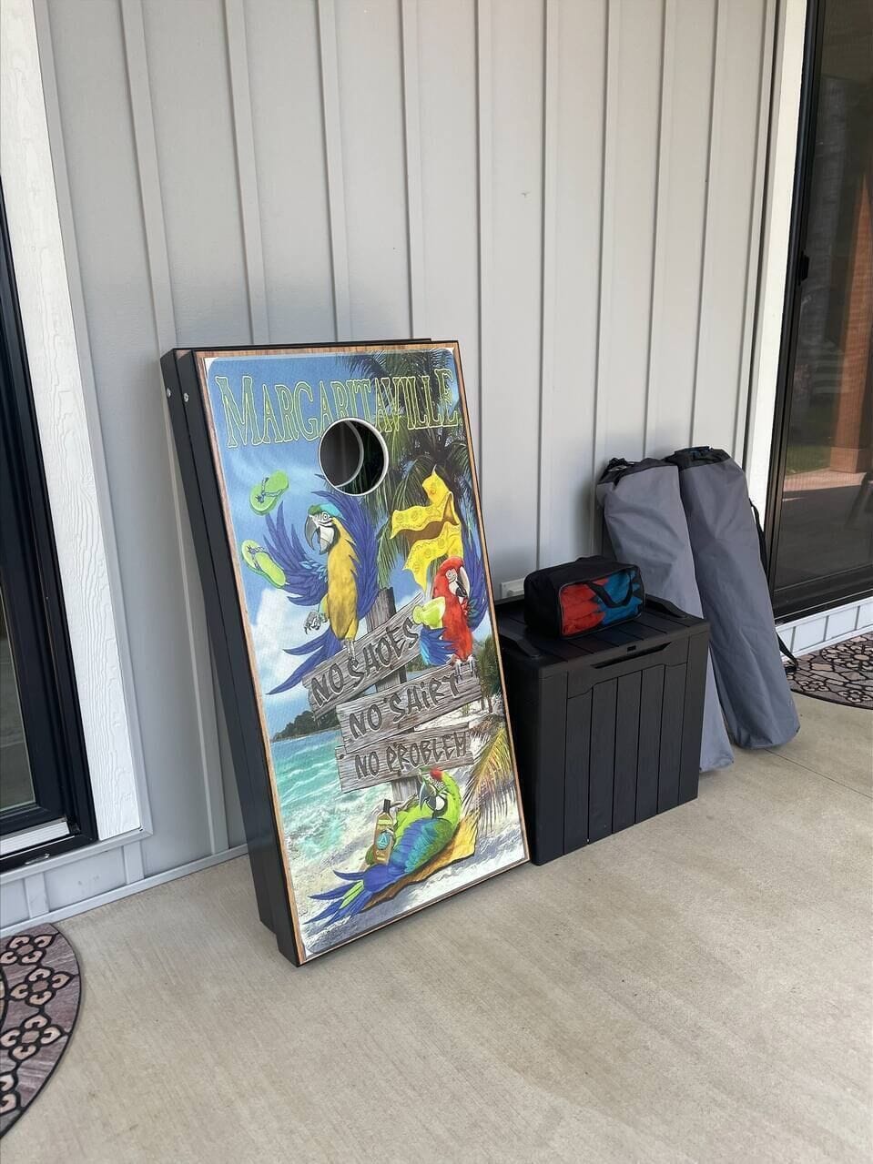 Bas Boards and other yard games available to guests!