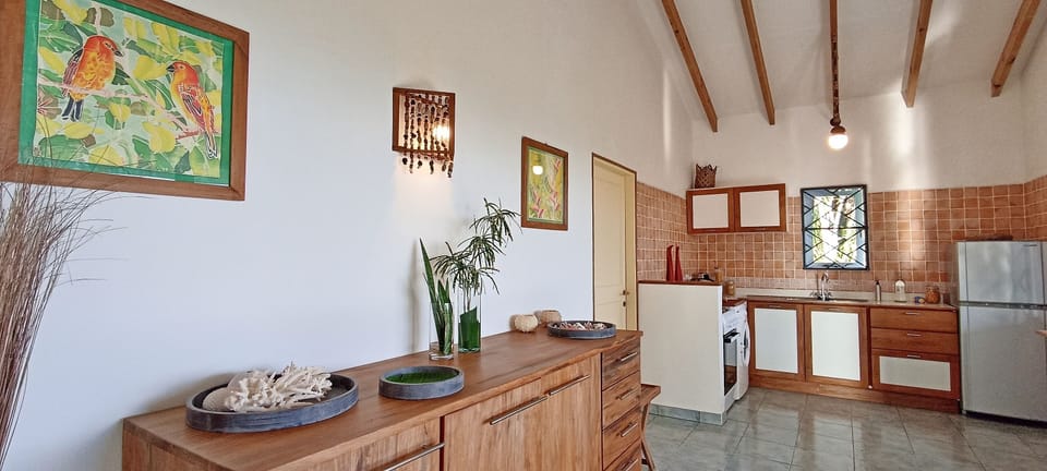 Decor details of open plan ambient.