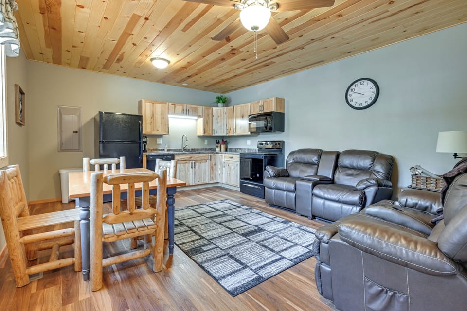 Interior | Single-Story Cottage | Central Heating & A/C