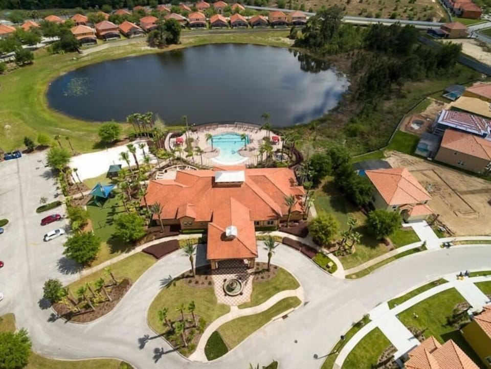 Clubhouse with swimming, fishing, volleyball, playground, fitness center, etc.
