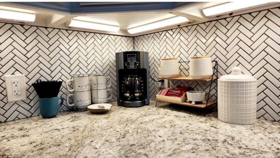 Drip coffee and Keurig available to guest.