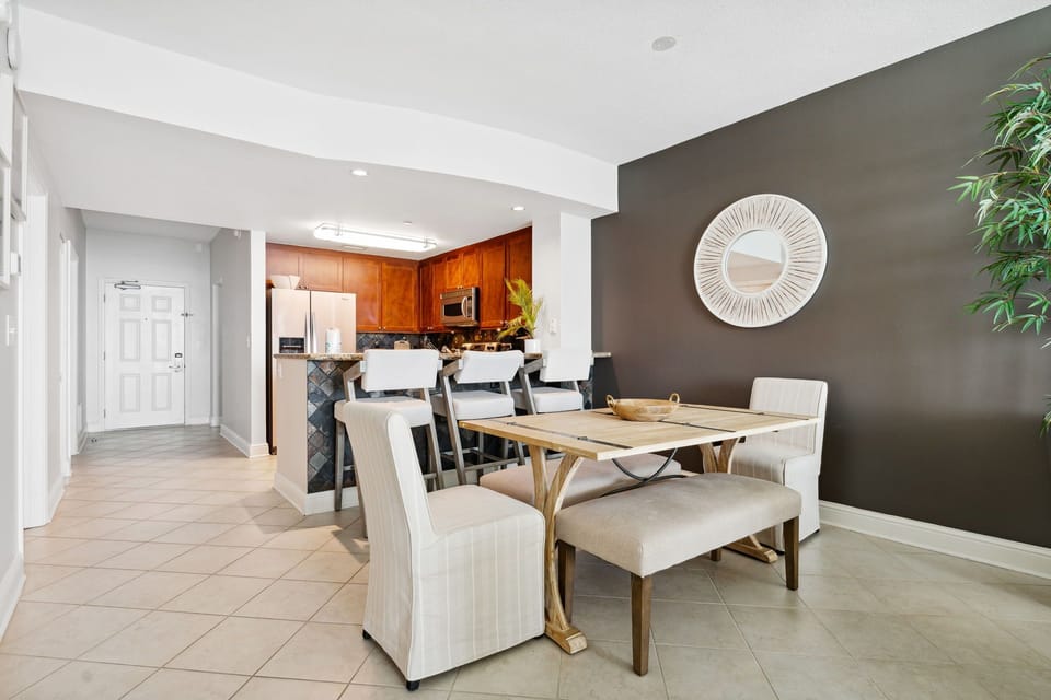 Spacious kitchen island with plenty of room to prep and gather.