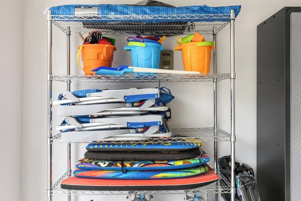 outdoor recreation equipment storage